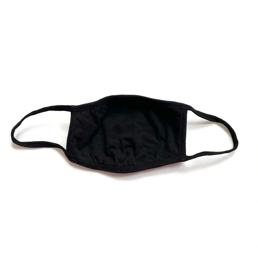 Black Fabric Face Mask